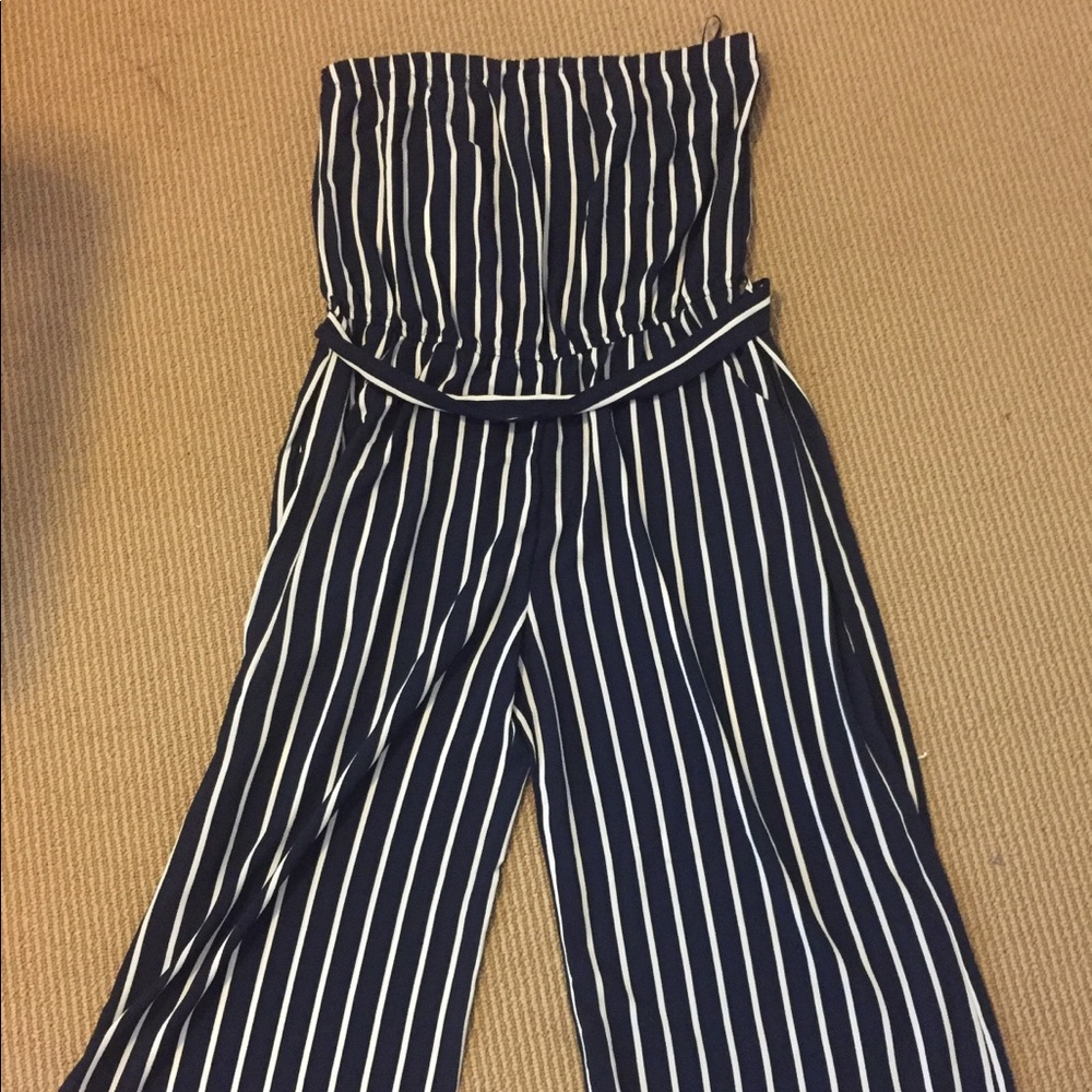 Striped jumpsuit (NWT)